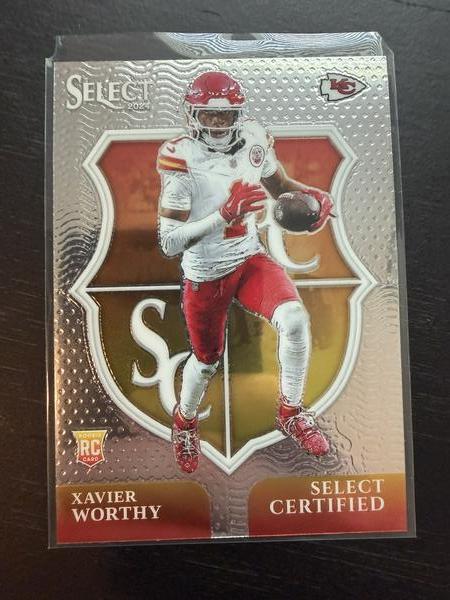 2024 Panini Select #8 Xavier Worthy Select Certified Rookies