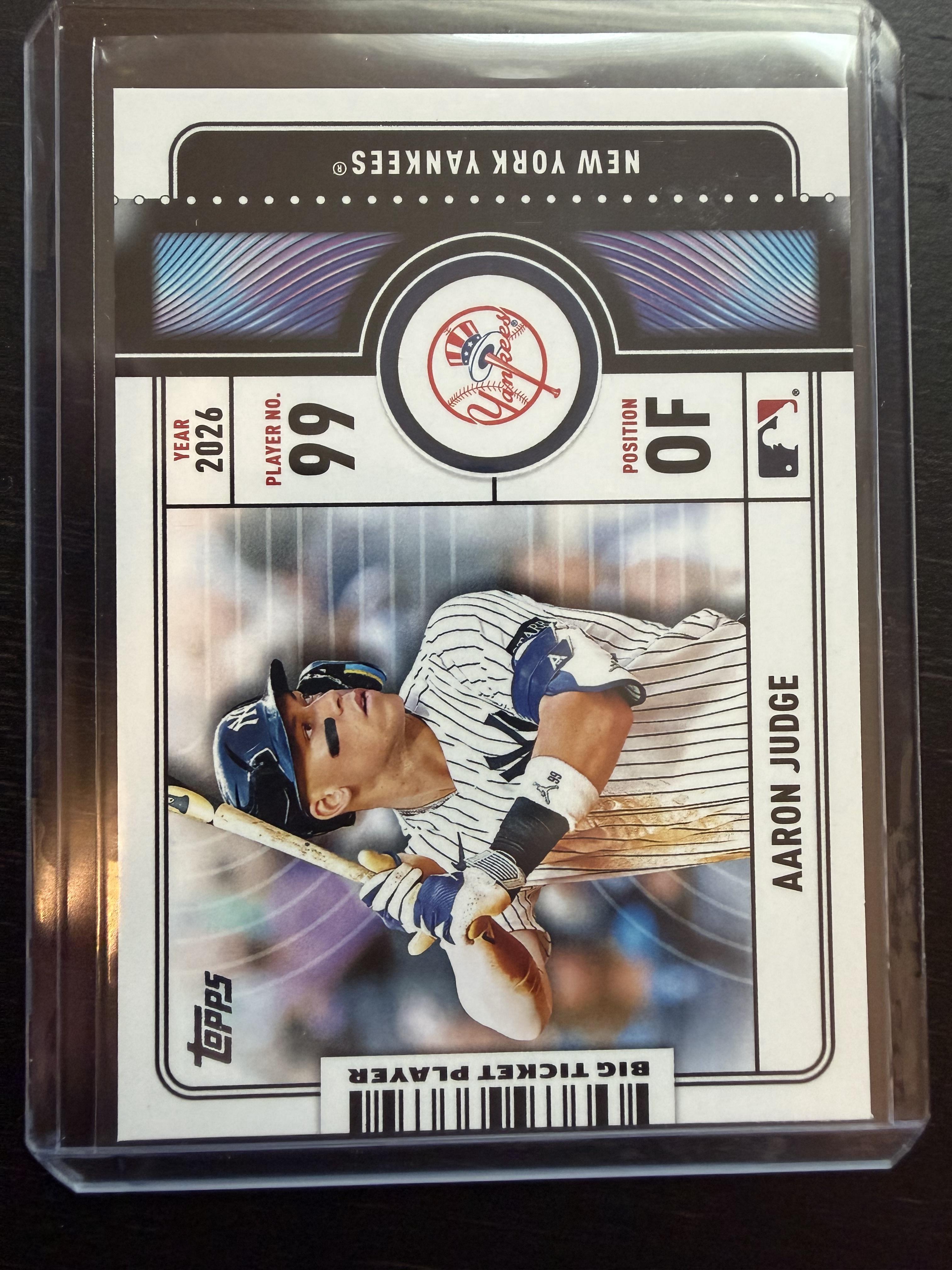 2026 Topps #BTP-18 Aaron Judge Big Ticket Players