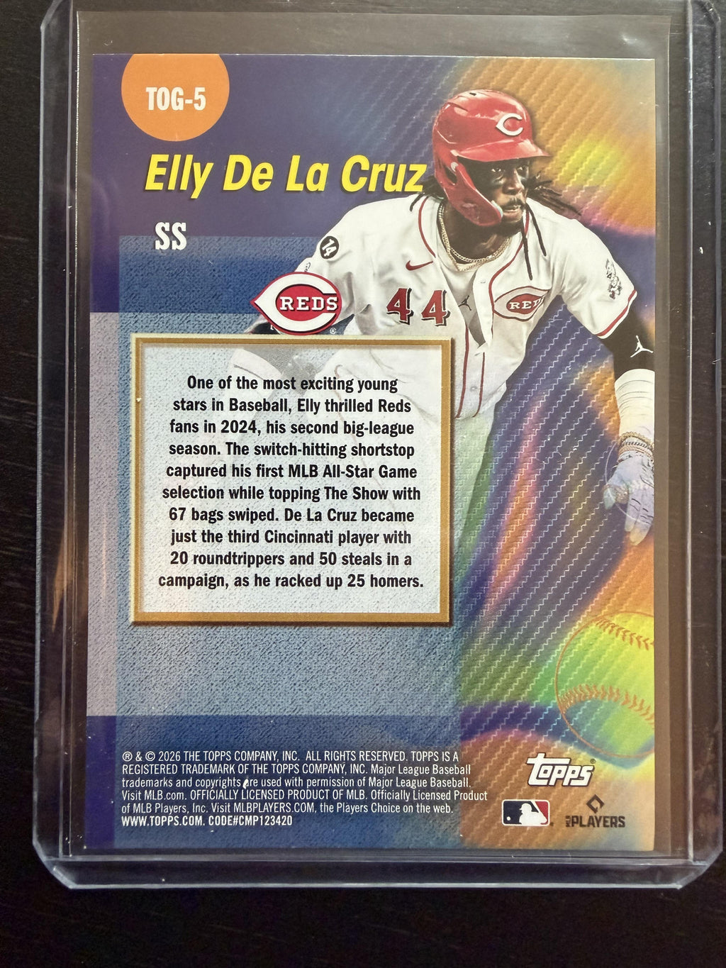 2026 Topps #TOG-5 Elly De La Cruz Titans of the Game