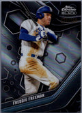 2023 Topps Chrome Black #72 Freddie Freeman Refractor 78/199