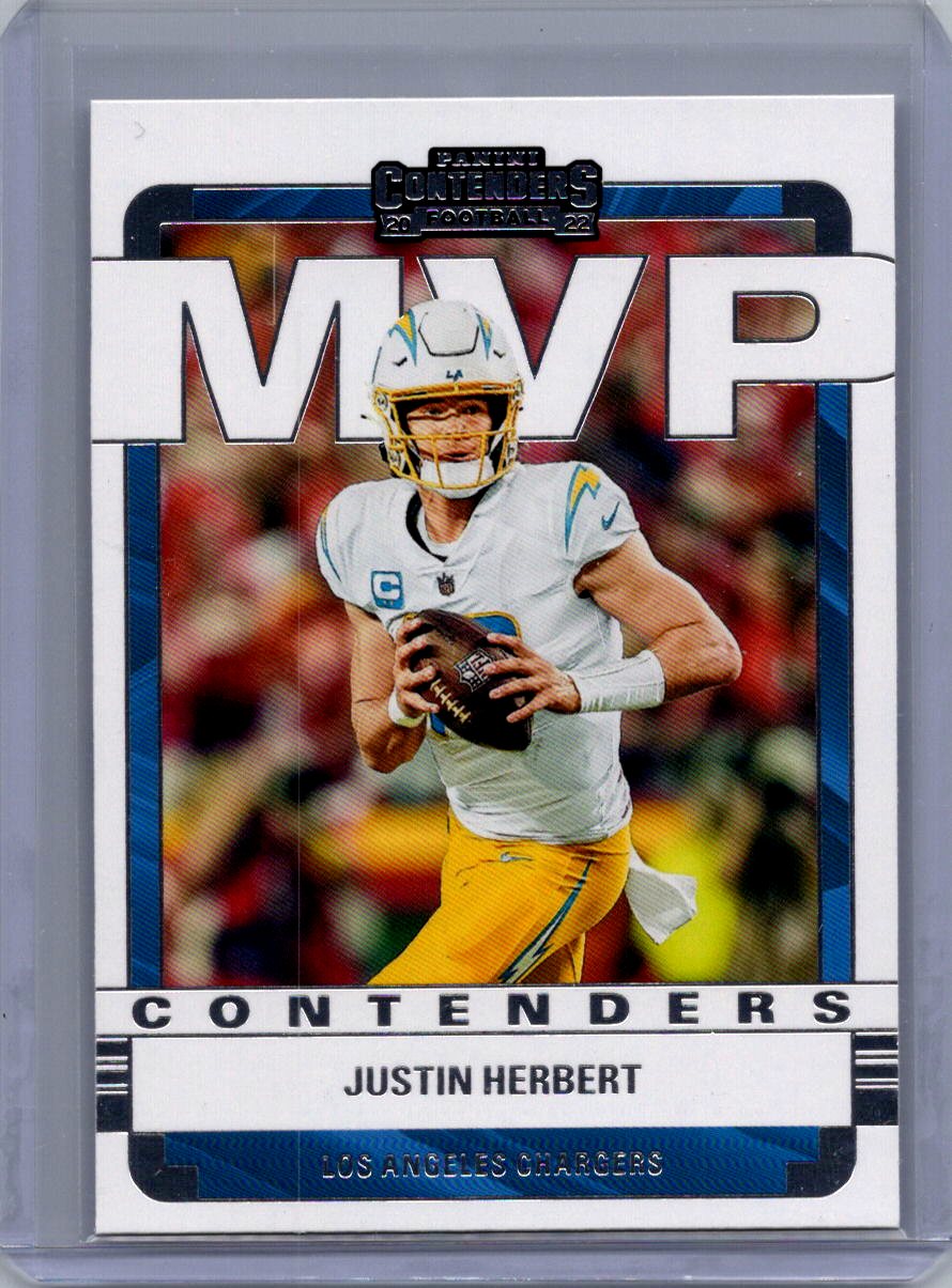 2022 Panini Contenders #MVP-JHE Justin Herbert MVP