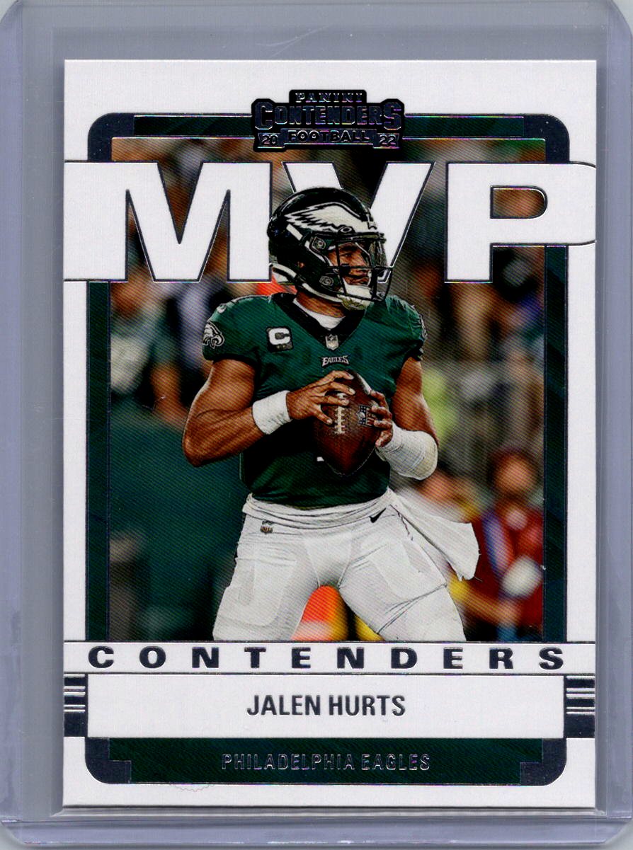 2022 Panini Contenders #MVP-JHU Jalen Hurts MVP Contenders