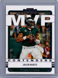 2022 Panini Contenders #MVP-JHU Jalen Hurts MVP Contenders