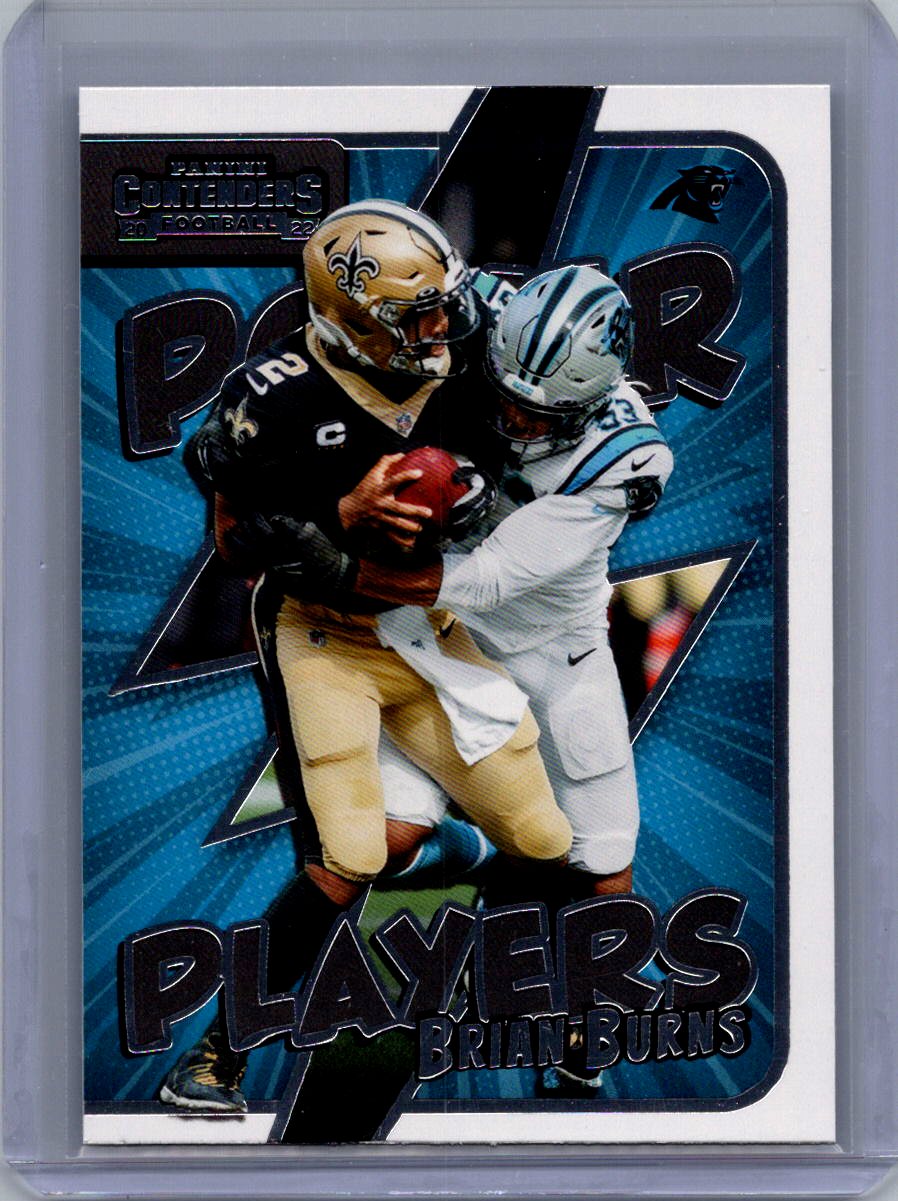 2022 Panini Contenders #PWR-BBU Brian Burns Power Players