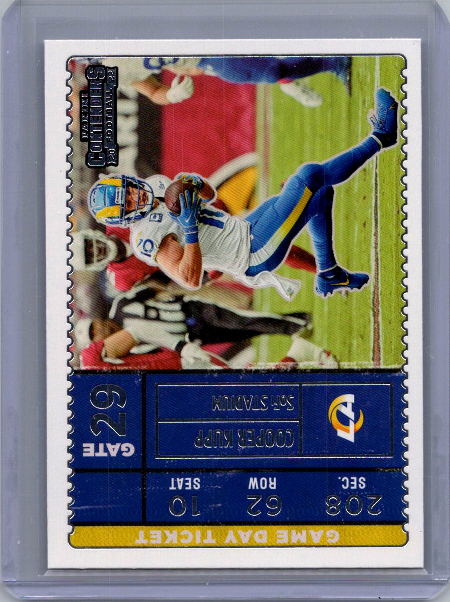 2022 Panini Contenders #GDT-CKU Cooper Kupp Game Day Ticket