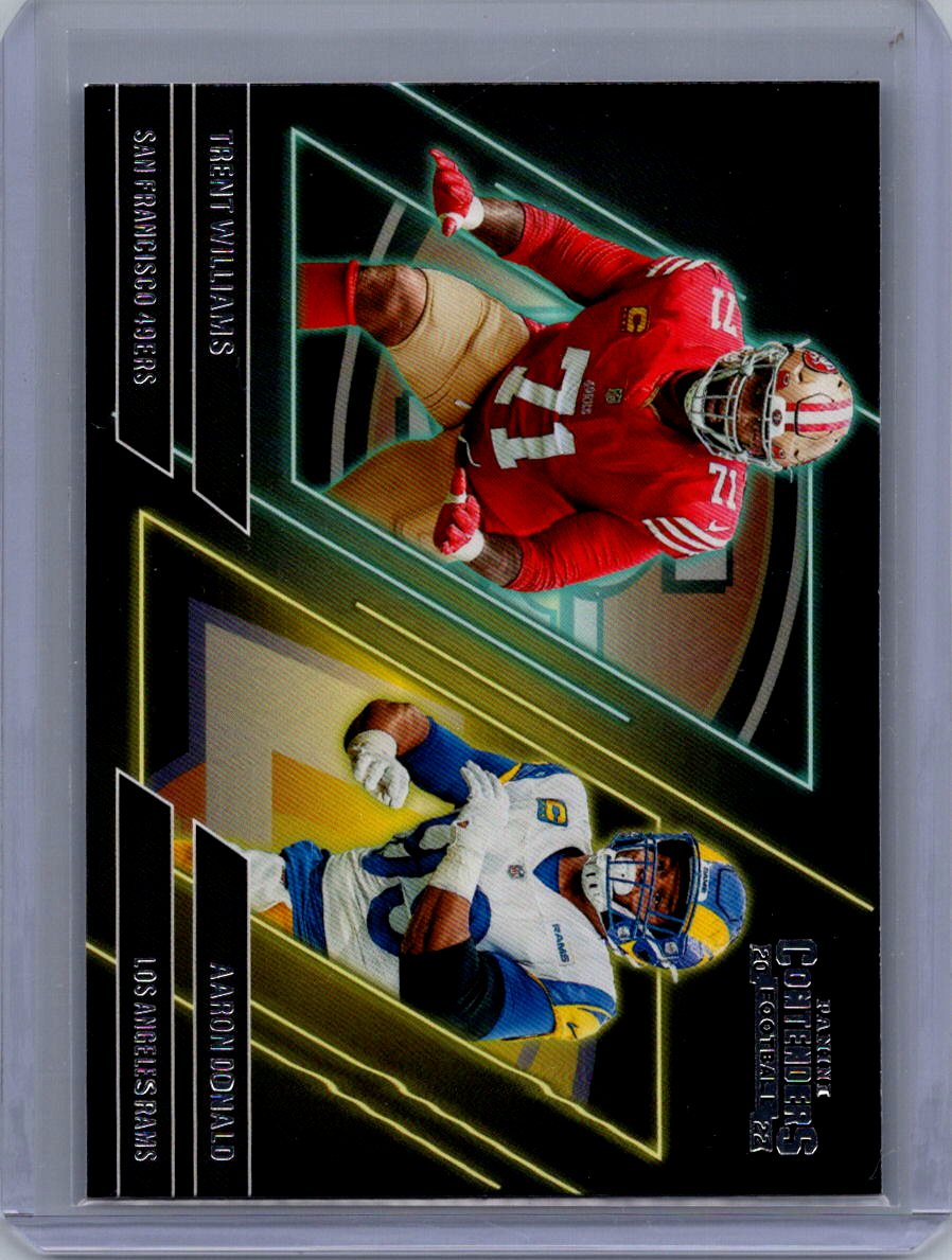 2022 Panini Contenders #CS-WD Trent Williams / Aaron Donald Contenders Series