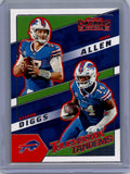 2022 Panini Contenders #TDT-BUF Josh Allen / Stefon Diggs Touchdown Tandems