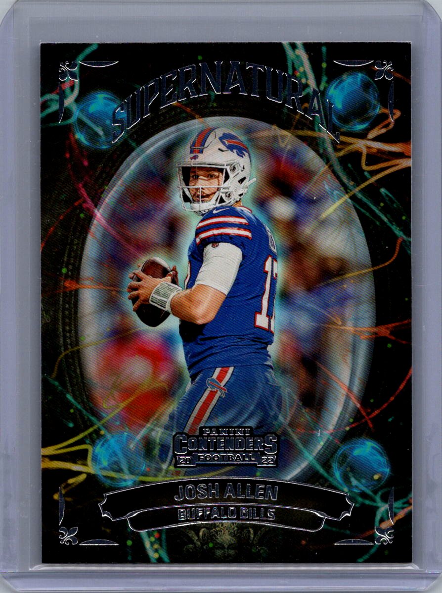 2022 Panini Contenders #SN-JAL Josh Allen Supernatural