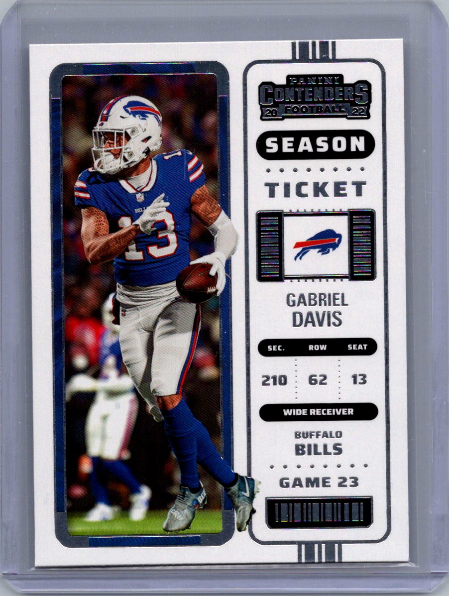 2022 Panini Contenders #13 Gabriel Davis