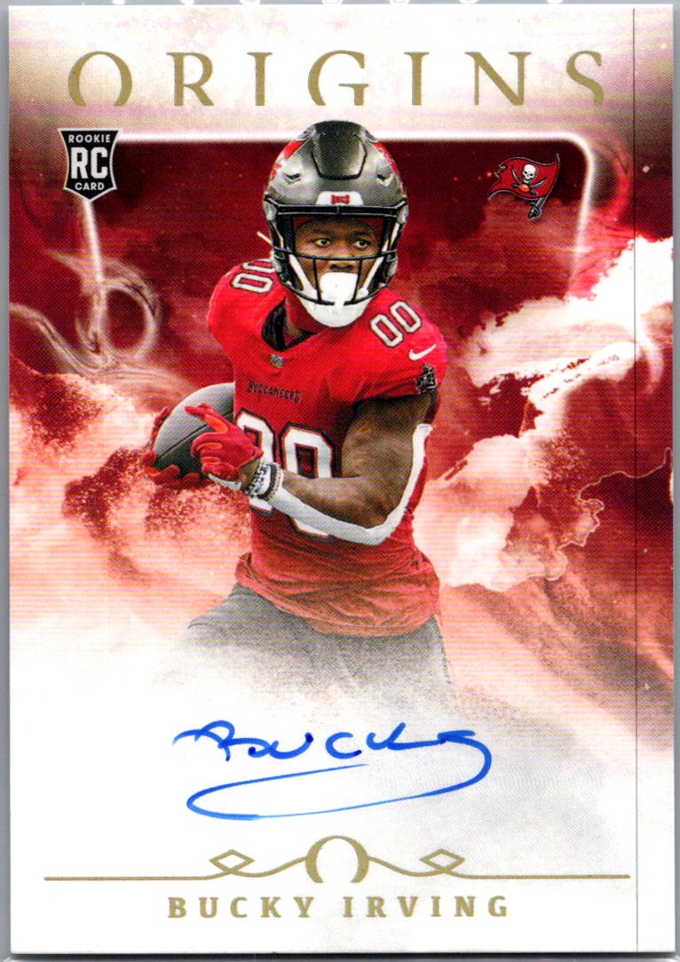 2024 Panini Origins #RAU-BIR Bucky Irving Rookie Autographs