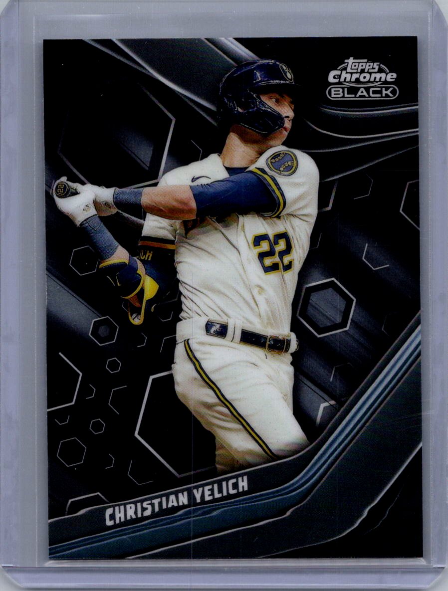 2023 Topps Chrome Black #54 Christian Yelich