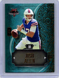 2023 Wild Card 7 Card Studs Right Club Gold Foil Teal Josh Allen #/4