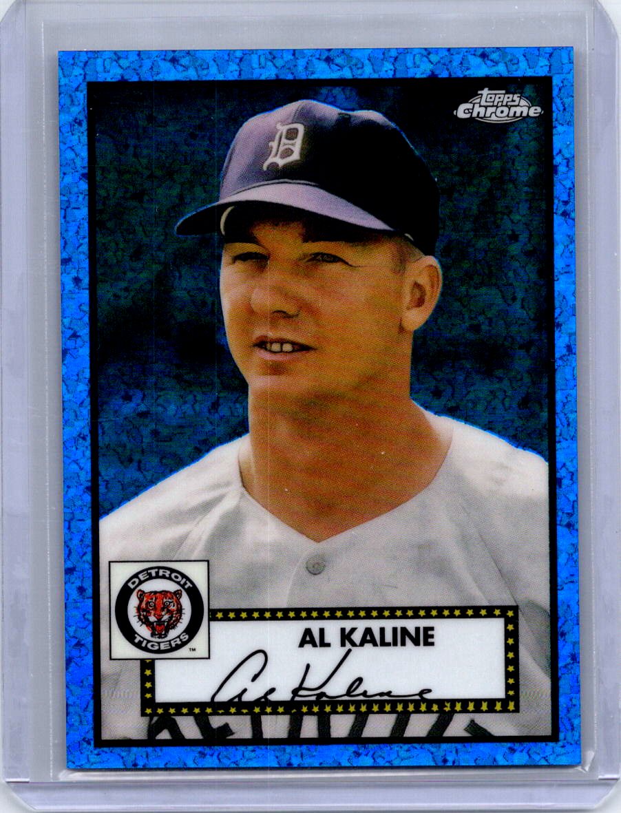 2021 Topps Chrome Platinum Anniversary Al Kaline Mini Diamond Refractor #/199