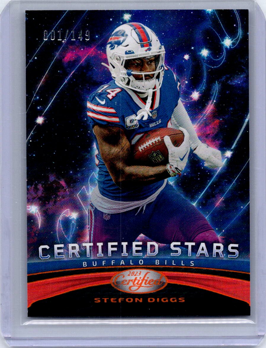 2023 Panini Certified #CS-2 Stefon Diggs Certified Stars Orange 001/149