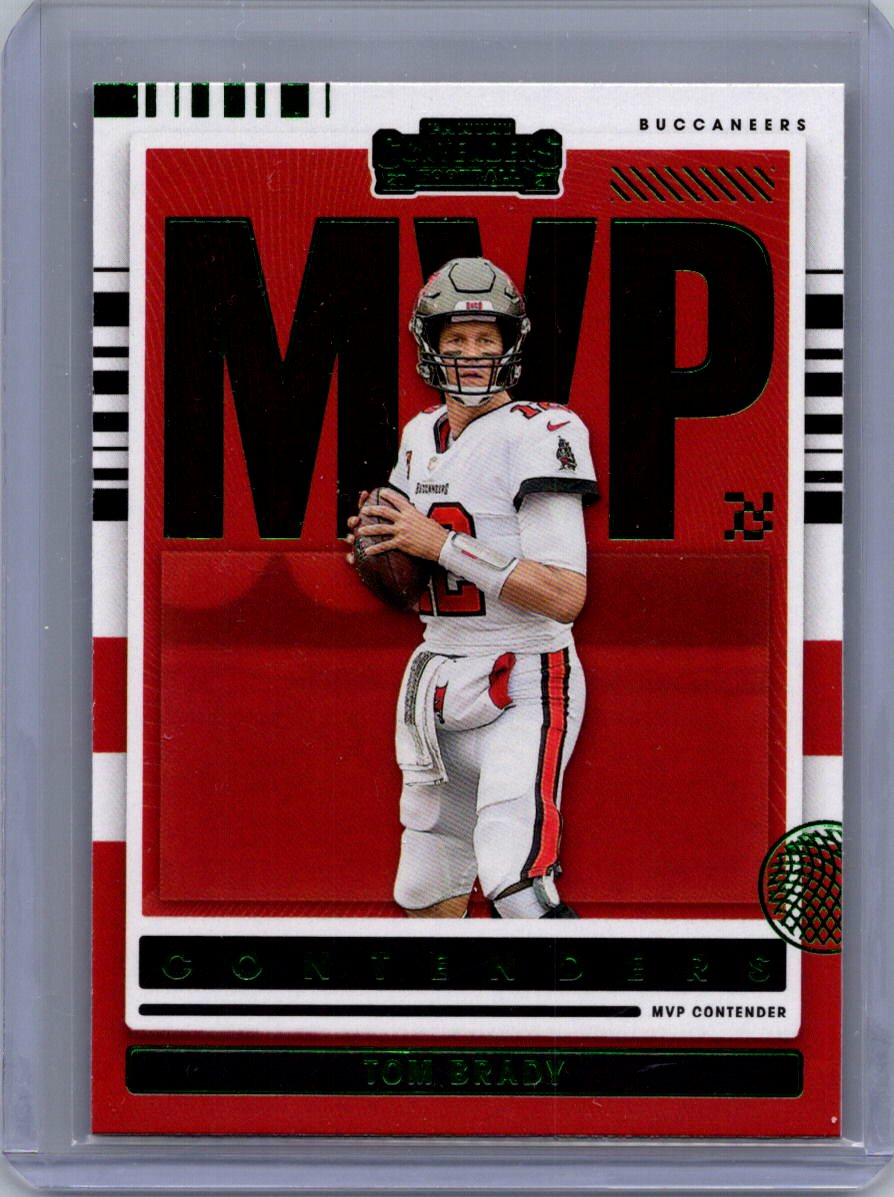 2021 Panini Contenders #MVP-TBR Tom Brady MVP Contenders