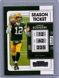 2021 Panini Contenders #34 Aaron Rodgers