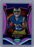 2024 Panini Certified #18 Blake Corum Certified Rookies Mirror Pink #/199
