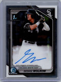 2024 Bowman #CPA-GWO George Wolkow Chrome Prospect Autographs Refractors #/499