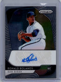 2020 Panini Prizm #RA-RB Ronald Bolanos Rookie Autographs Silver Prizm