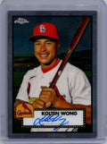 2021 Topps Chrome Platinum Anniversary #PA-KW Kolten Wong Autographs