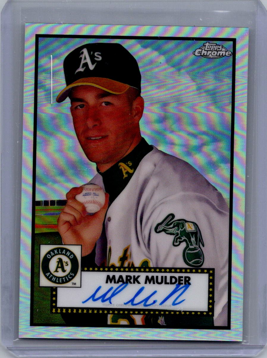 2021 Topps Chrome Platinum Anniversary Mark Mulder Autographs Refractor #/199