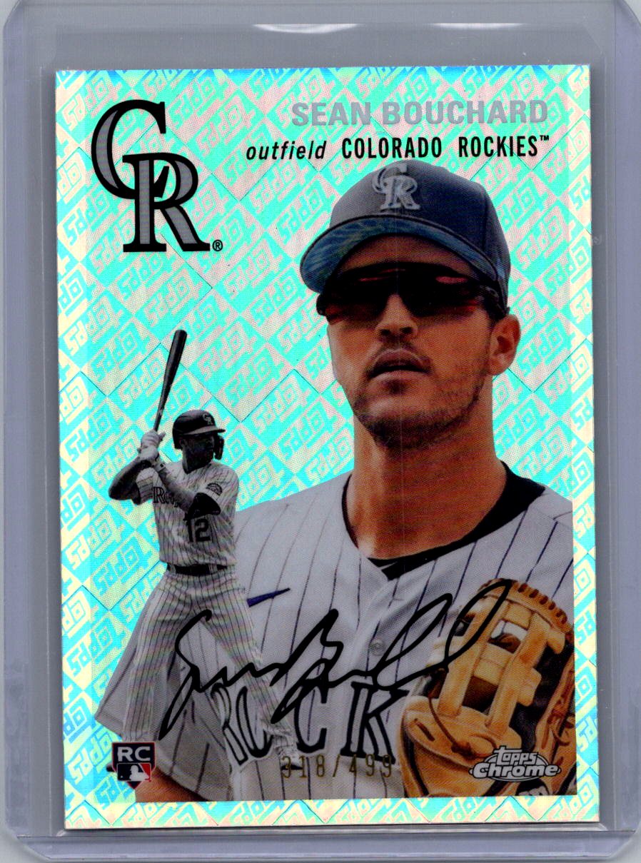 2023 Topps Chrome Platinum Anniversary #86 Sean Bouchard Topps Refractors #/499