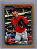 2024 Topps Update #US294 Gavin Williams Gold #/2024