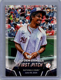 2024 Topps Update #FP-8 Jayden Daniels First Pitch