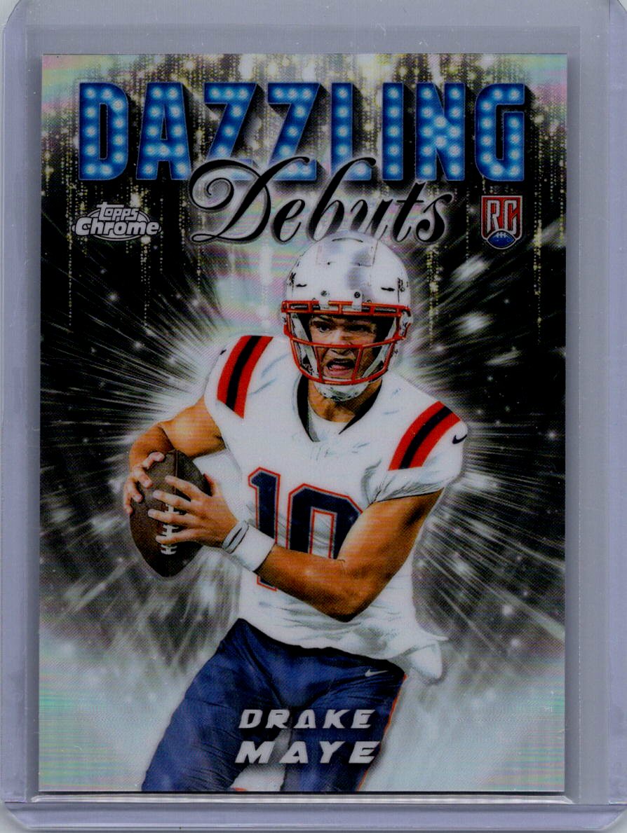 2024 Topps Chrome #DD-3 Drake Maye Dazzling Debuts
