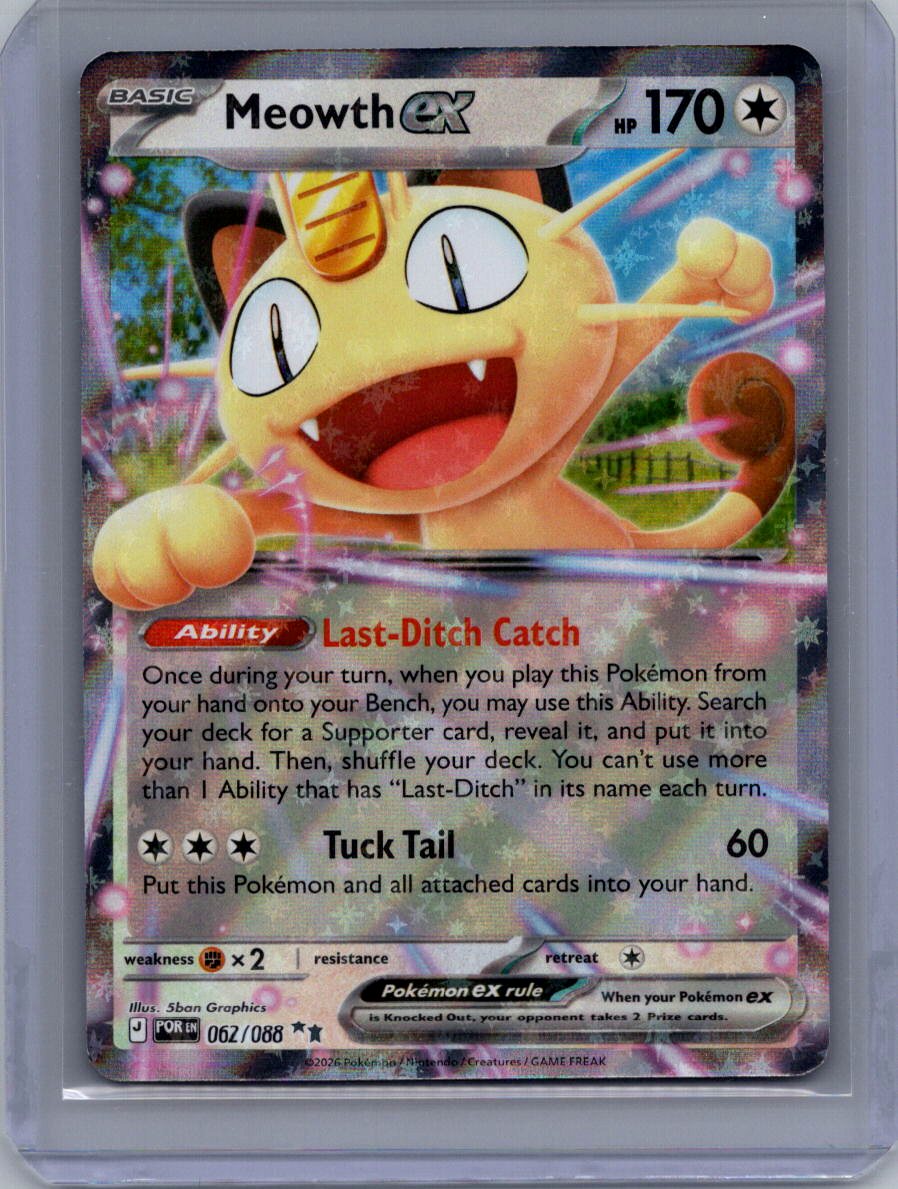ME03: Perfect Order #062/088 Meowth ex
